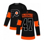 Adidas Philadelphia Flyers #47 Andrew MacDonald Premier Black Alternate NHL Jersey