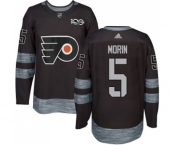 Adidas Philadelphia Flyers #5 Samuel Morin Premier Black 1917-2017 100th Anniversary NHL Jersey