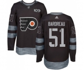 Adidas Philadelphia Flyers #51 Cole Bardreau Authentic Black 1917-2017 100th Anniversary NHL Jersey