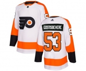 Adidas Philadelphia Flyers #53 Shayne Gostisbehere Authentic White Away NHL Jersey