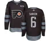 Adidas Philadelphia Flyers #6 Travis Sanheim Premier Black 1917-2017 100th Anniversary NHL Jersey