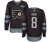 Adidas Philadelphia Flyers #8 Robert Hagg Premier Black 1917-2017 100th Anniversary NHL Jersey