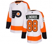 Adidas Philadelphia Flyers #88 Eric Lindros Authentic White Away NHL Jersey