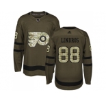 Adidas Philadelphia Flyers #88 Eric Lindros Green Salute to Service Stitched NHL Jersey