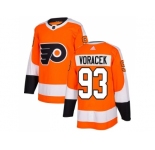 Adidas Philadelphia Flyers #93 Jakub Voracek Orange Home Authentic Stitched NHL Jersey