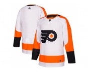 Men Adidas Philadelphia Flyers Blank White Road Authentic Stitched NHL Jersey