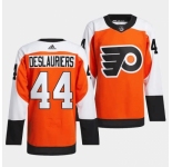 Men Philadelphia Flyers #44 Nicolas Deslauriers 2023-24 Orange Stitched Jersey