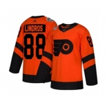 Men's Flyers #88 Eric Lindros Orange 2019 Stadium Series Stitched Hockey Jersey