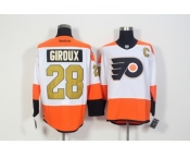 Men's Philadelphia Flyers #28 Claude Giroux White 3rd Stitched NHL Jersey