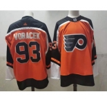 Men's Philadelphia Flyers #93 Jakub Voracek Orange Adidas 2020-21 Stitched NHL Jersey