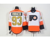 Men's Philadelphia Flyers #93 Jakub Voracek White 3rd Stitched NHL Jersey