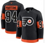 Mens Philadelphia Flyers #94 Porter Martone Fanatics Black Alternate Premium Jersey