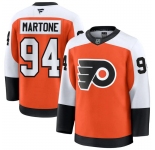 Men's Philadelphia Flyers #94 Porter Martone Orange Home stitched Hockey Jersey