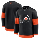 Men's Philadelphia Flyers Blank Black 2024-25 Alternate Stitched Hockey Jersey
