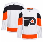 Men's Philadelphia Flyers Blank White 2024 Stadium Series Stitched Jersey