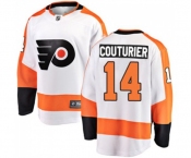 Philadelphia Flyers #14 Sean Couturier Fanatics Branded White Away Breakaway NHL Jersey