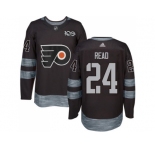 Philadelphia Flyers #24 Matt Read Black 1917-2017 100th Anniversary Stitched NHL Jersey