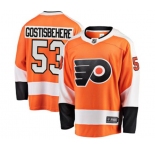 Philadelphia Flyers #53 Shayne Gostisbehere Fanatics Branded Orange Home Breakaway NHL Jersey