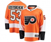 Philadelphia Flyers #53 Shayne Gostisbehere Fanatics Branded Orange Home Breakaway NHL Jersey