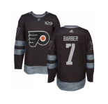 Philadelphia Flyers #7 Bill Barber Black 1917-2017 100th Anniversary Stitched NHL Jersey