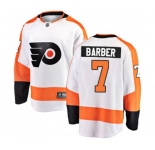 Philadelphia Flyers #7 Bill Barber Fanatics Branded White Away Breakaway NHL Jersey