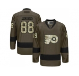 Philadelphia Flyers #88 Eric Lindros Green Salute to Service Stitched NHL Jersey