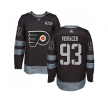 Philadelphia Flyers #93 Jakub Voracek Black 1917-2017 100th Anniversary Stitched NHL Jersey