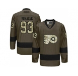 Philadelphia Flyers #93 Jakub Voracek Green Salute to Service Stitched NHL Jersey