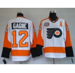 nhl jerseys philadelphia flyers 12 gagne white[winter classic vintage 09]