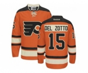 nhl jerseys philadelphia flyers #15 michael del zotto orange