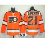nhl jerseys philadelphia flyers #21 riemsdyk orange[black number][2011 new]