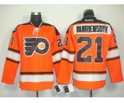 nhl jerseys philadelphia flyers #21 riemsdyk orange[black number][2011 new]