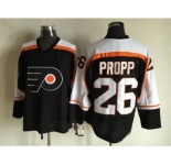 nhl jerseys philadelphia flyers #26 propp black[m&n]