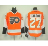 nhl jerseys philadelphia flyers #27 talbot orange