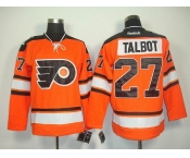 nhl jerseys philadelphia flyers #27 talbot orange[black number][2011 new]