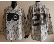 nhl jerseys philadelphia flyers #28 claude giroux white camo