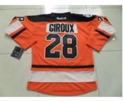 nhl jerseys philadelphia flyers #28 giroux orange[black number C patch]