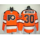 nhl jerseys philadelphia flyers #30 bryzgalov orange[black number][2011 new]