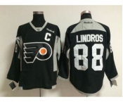 nhl jerseys philadelphia flyers #88 lindros black[patch C]