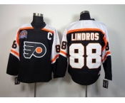 nhl jerseys philadelphia flyers #88 lindros black[patch C][m&n]