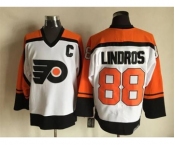 nhl jerseys philadelphia flyers #88 lindros white[patch C][m&n]