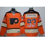 nhl jerseys philadelphia flyers #93 voracek orange[national flag version]