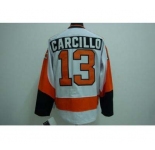 nhl philadelphia flyers #13 carcilllo white [winter classic]