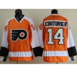 nhl philadelphia flyers #14 sean couturier orange