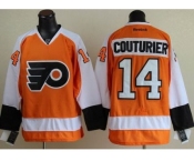 nhl philadelphia flyers #14 sean couturier orange