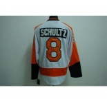 nhl philadelphia flyers #8 schultz white [winter classic]