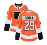 Women Adidas Philadelphia Flyers #29 Johnny Oduya Premier Orange Home NHL Jersey