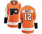 Women Philadelphia Flyers #12 Michael Raffl Fanatics Branded Orange Home Breakaway NHL Jersey