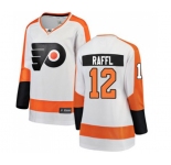Women Philadelphia Flyers #12 Michael Raffl Fanatics Branded White Away Breakaway NHL Jersey