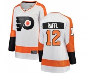Women Philadelphia Flyers #12 Michael Raffl Fanatics Branded White Away Breakaway NHL Jersey